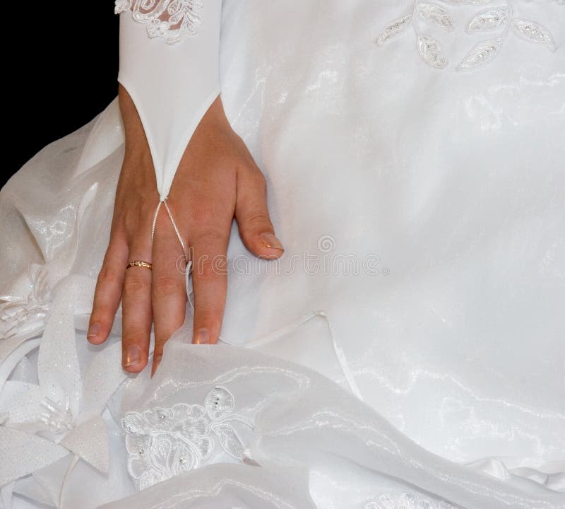 Bride hand