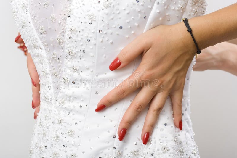 Bride in a wedding dress