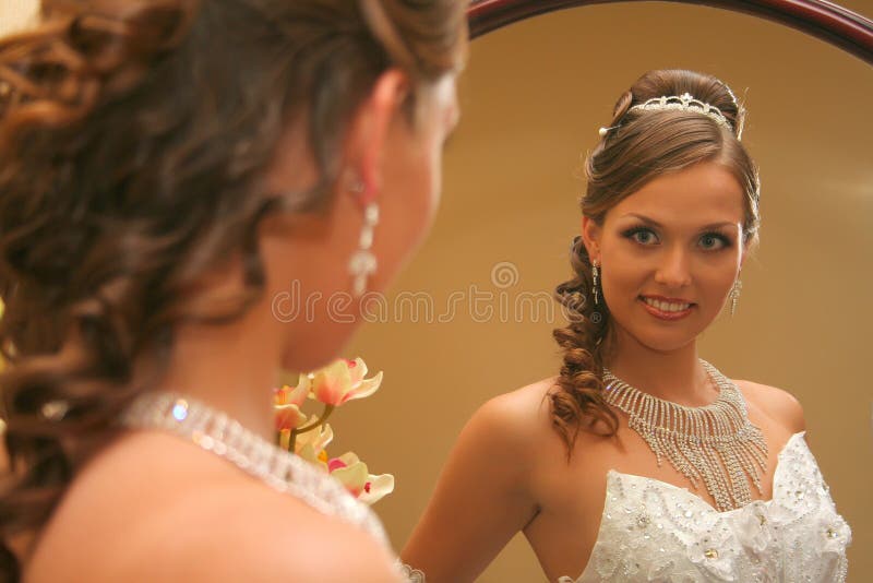 Bride in wedding dress