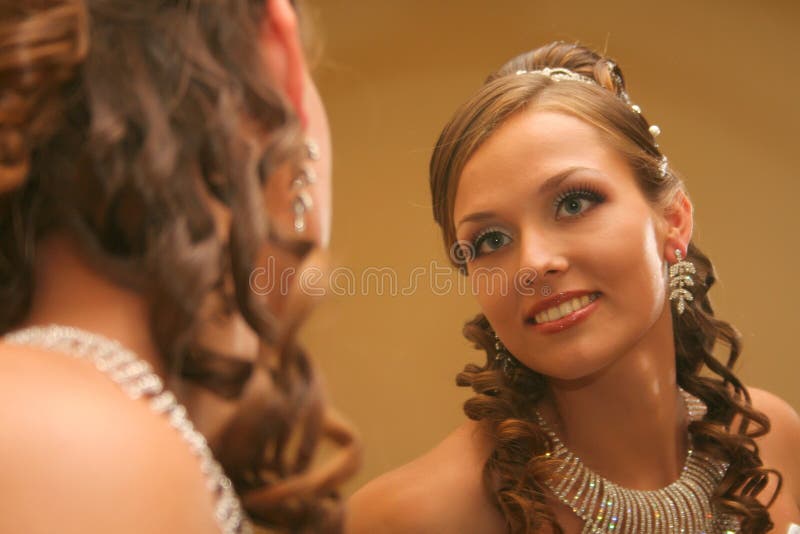 Bride in wedding dress