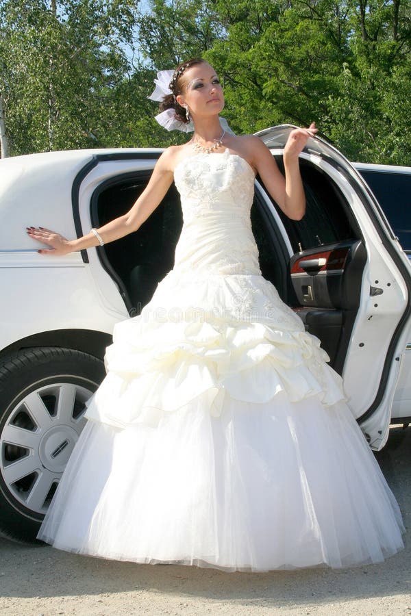 Bride in wedding dress