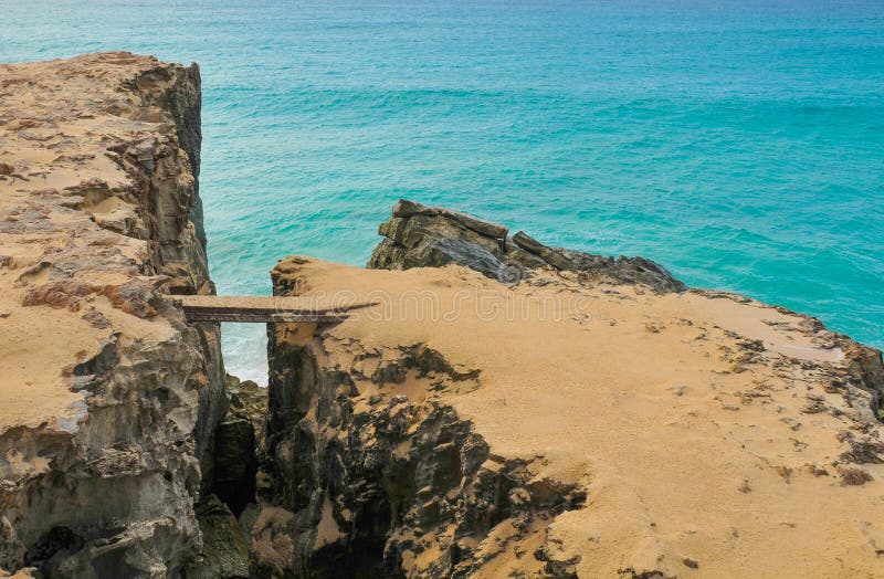 Volcanic rocks in Cape Verde, Africa