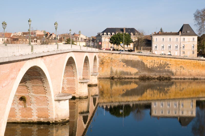 Bridge at Bergerac in France