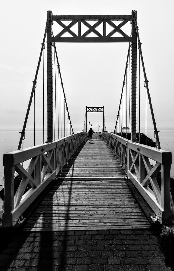 Bridge in Charlevoix royalty free stock photos Bridge in Charlevoix royalty free stock photos