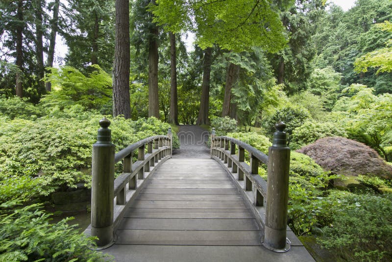 Bridge at Japanese Garden 2 stock photography Bridge at Japanese Garden 2 stock photography
