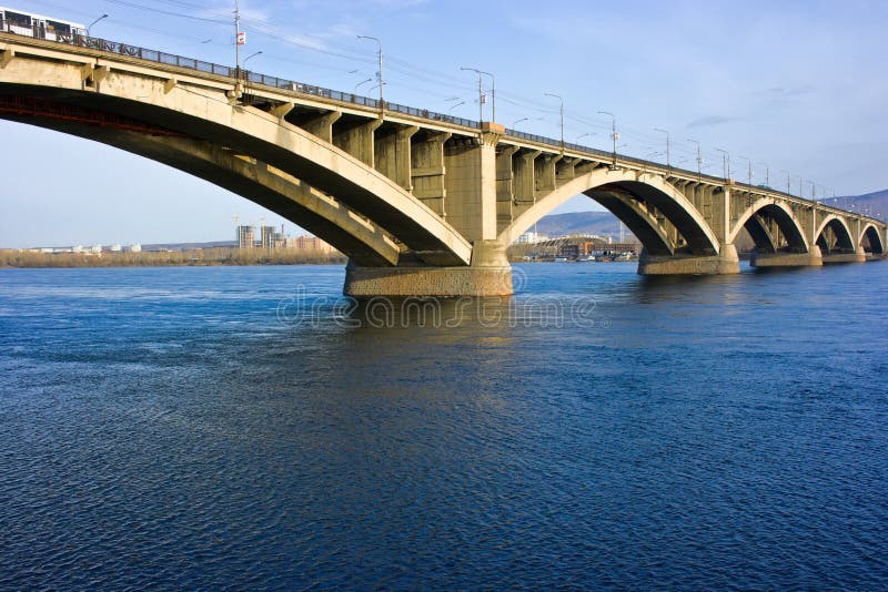 Bridge in Krasnoyarsk