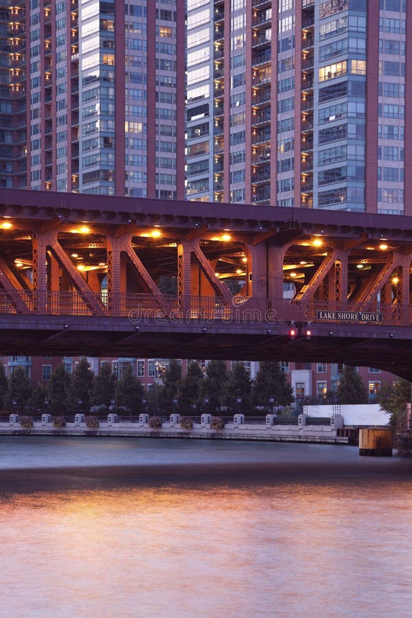 Bridge on Lake Shore Drive stock photo. Image of travel 21613902