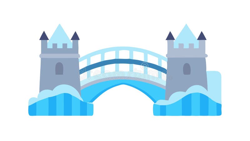 Bridge with Light Bulb, Innovative Solutions, vector design Generative AI royalty free illustration