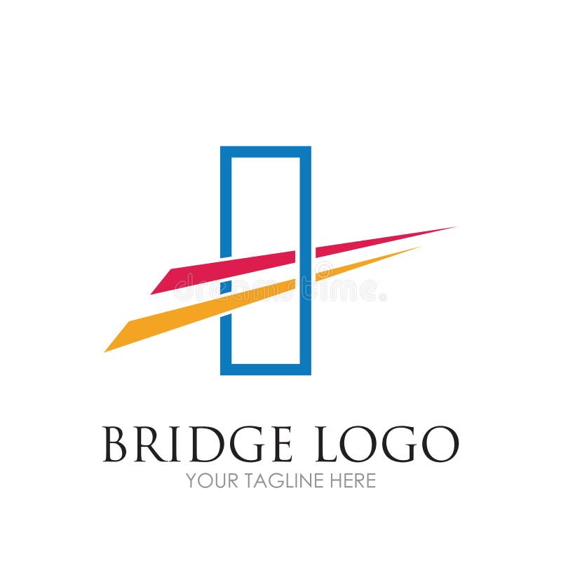 Bridge Logo Template vector icon vector illustration