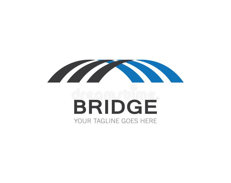 bridge Logo Template vector illustration
