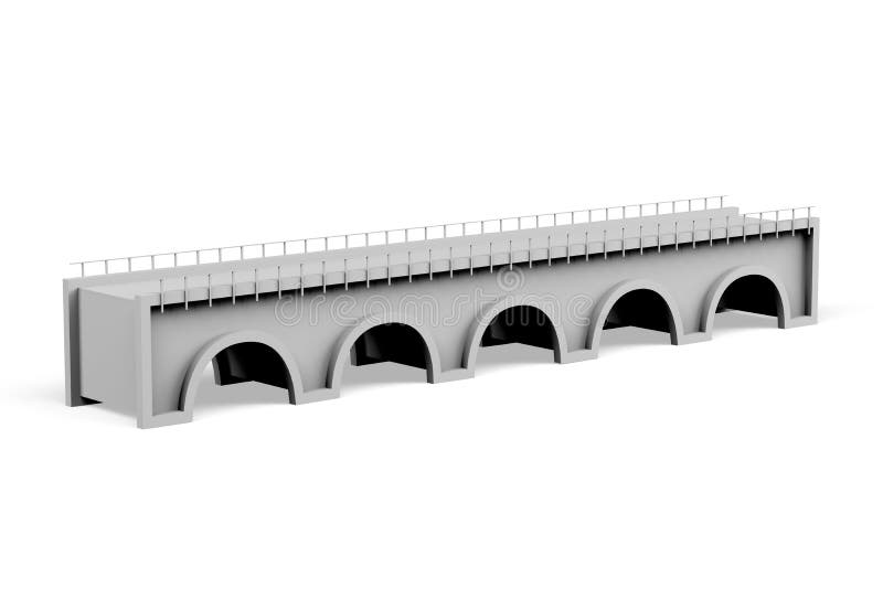 Download A Bridge Mockup On White Background With Space For Text Stock Illustration Illustration Of Concept Model 199269843