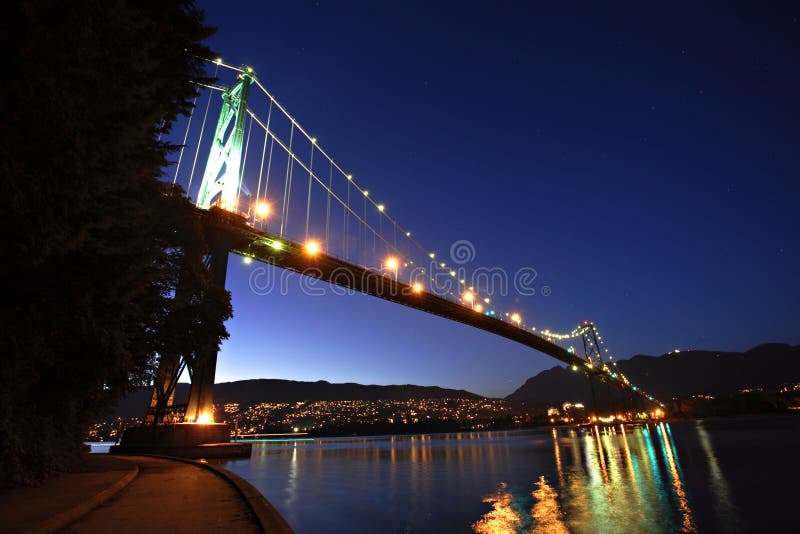 Bridge at night