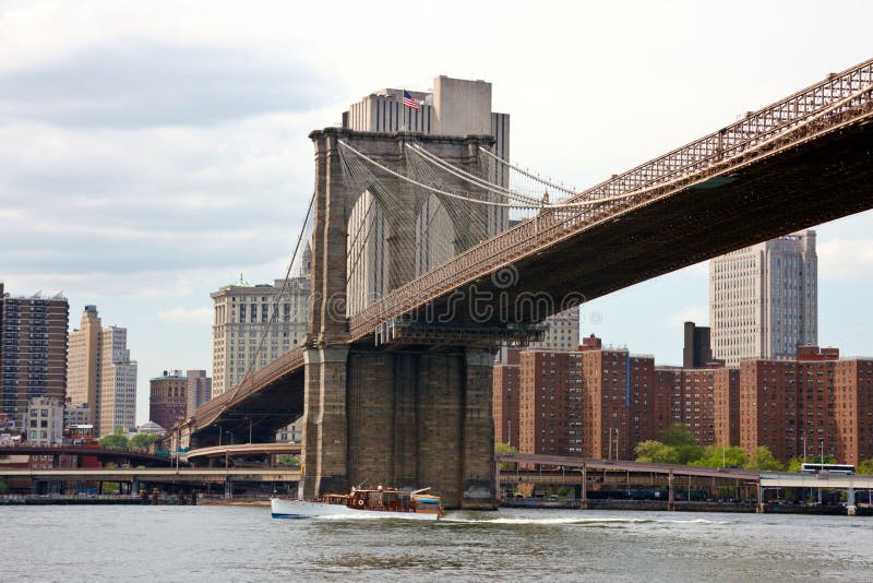 Bridge in NYC stock photo
