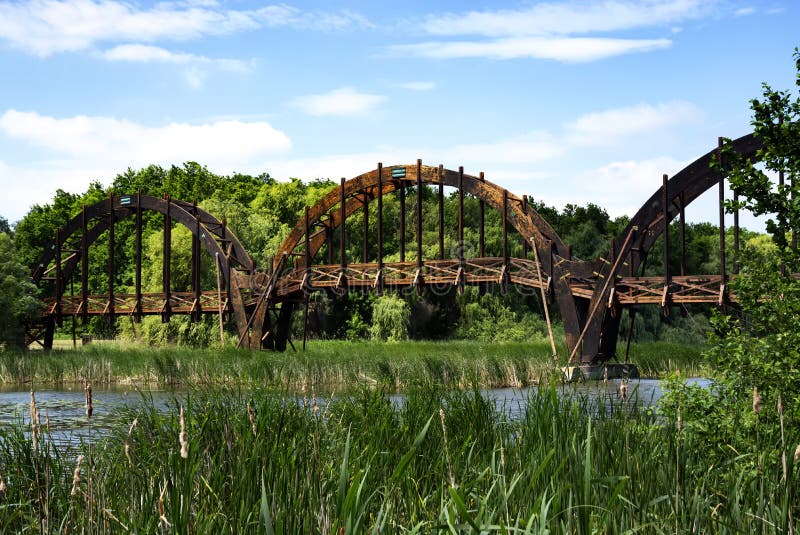 Bridge over Lake Balaton, Hungary