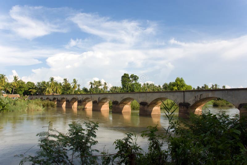 Bridge over mekong river