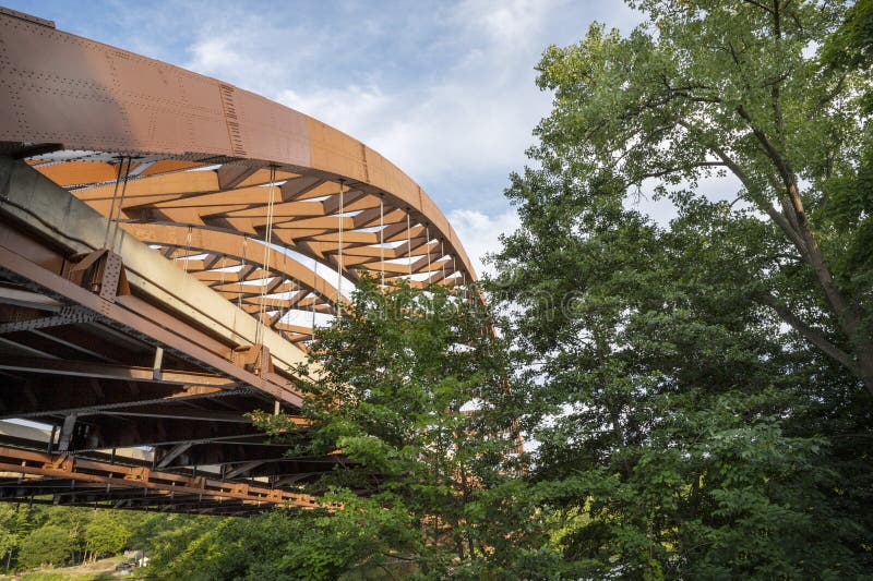 Bridge Over Mohawk River. the Thaddeus Kosciusko Bridge in Albany NY