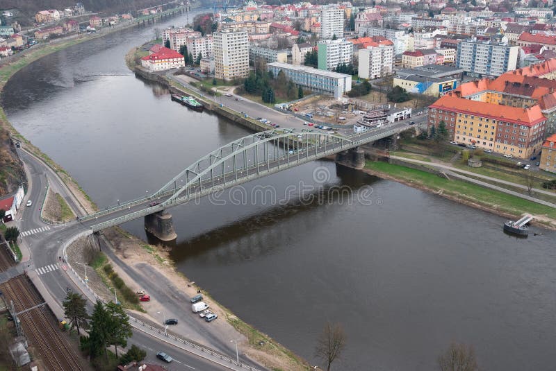 Bridge over the river Elbe