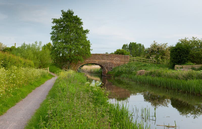 Bridge Over River England UK English Country Scene Stock ...