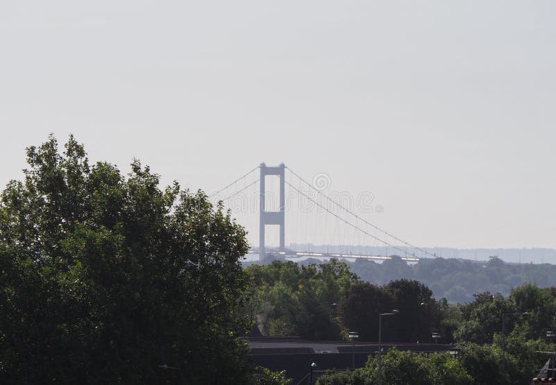 Bridge Over River Severn in Chepstow Stock Image Image of cymru