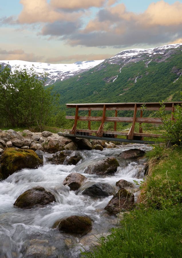 Bridge over small spring