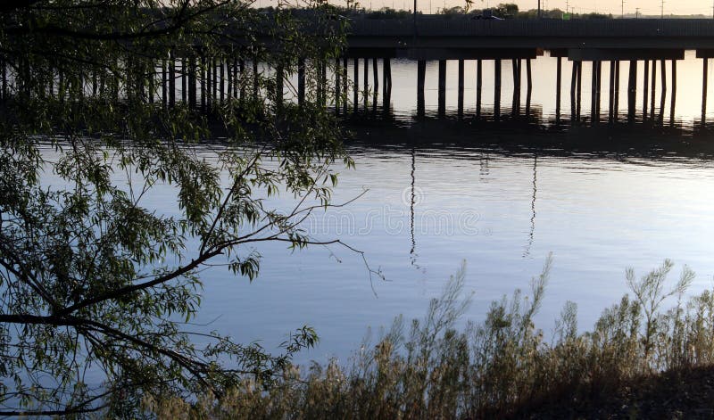 Bridge over the Snake River, Burley Idaho stock images