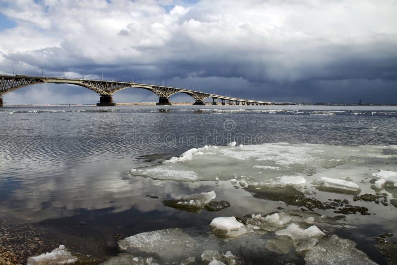 Bridge over the Volga