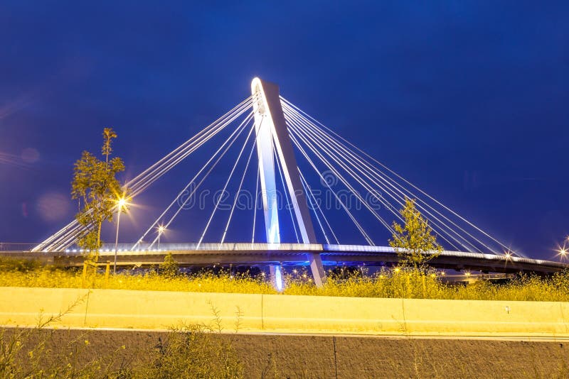 Bridge over water stock image. Image of night, landscape 45709499