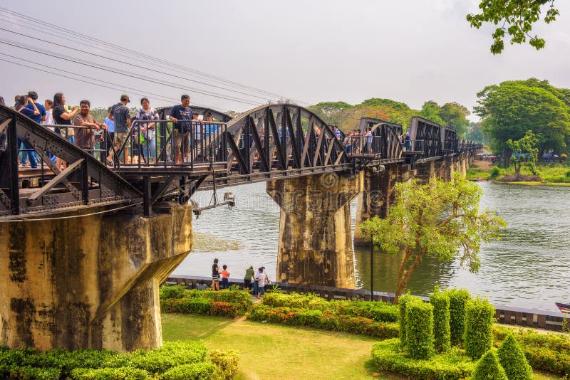 Railway In The Bridge Of The River Kwai Editorial Stock