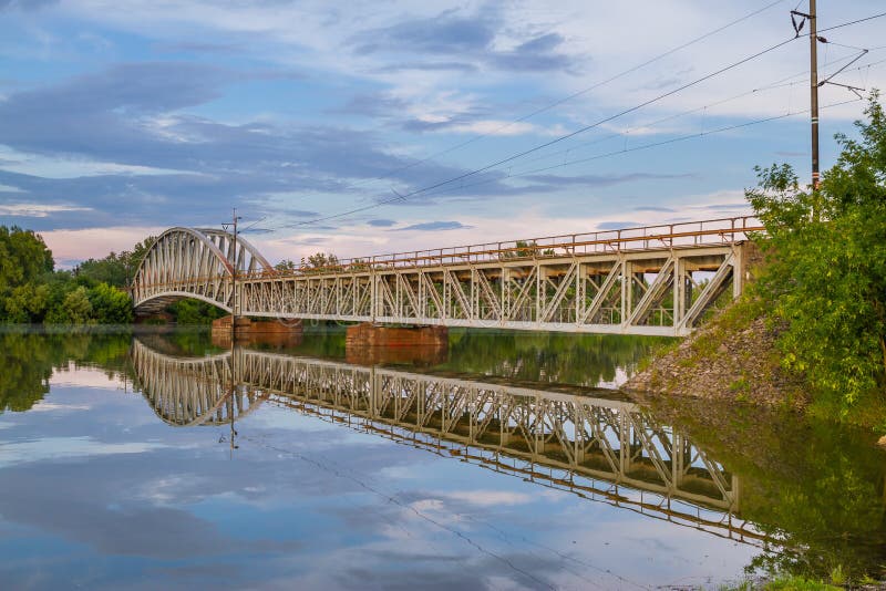 Bridge and river scenery.