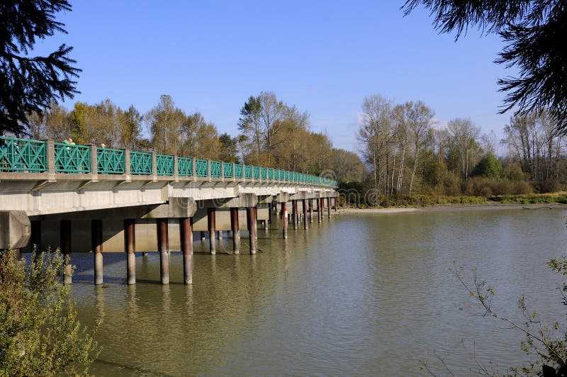 Bridge to an island royalty free stock image Bridge to an island royalty free stock image