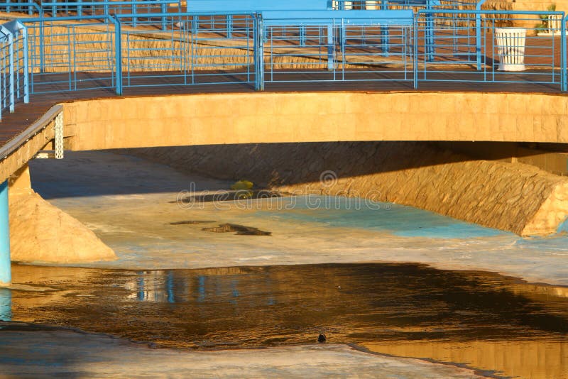 Bridge - una estructura artificial en el norte de Israel