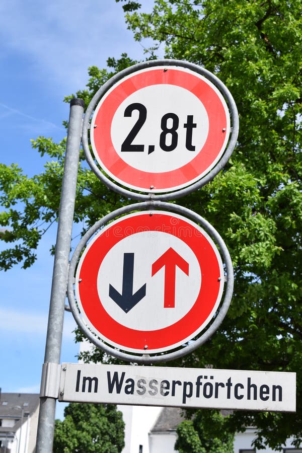Bridge Weight Limit 2.8 Tons Stock Image Image of tree, neighbourhood 247291795