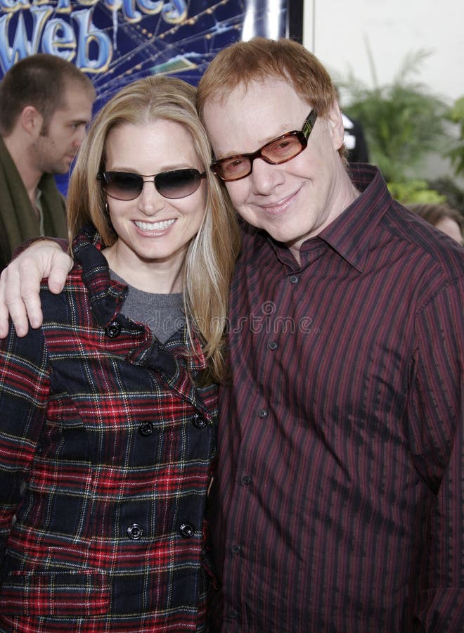 Bridget Fonda Y Danny Elfman Fotografía editorial - Imagen de