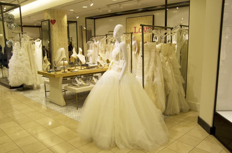 The bridal shop. stock photo. Image of blonde, light - 26664592