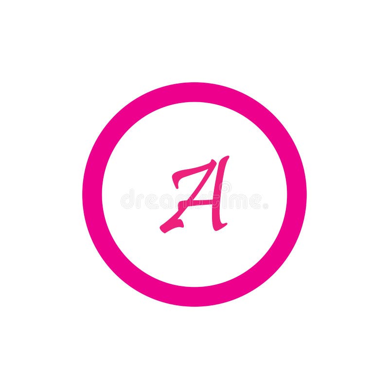 Brief een vector het pictogramontwerp van Logo Template royalty-vrije illustratie Brief een vector het pictogramontwerp van Logo Template royalty-vrije illustratie