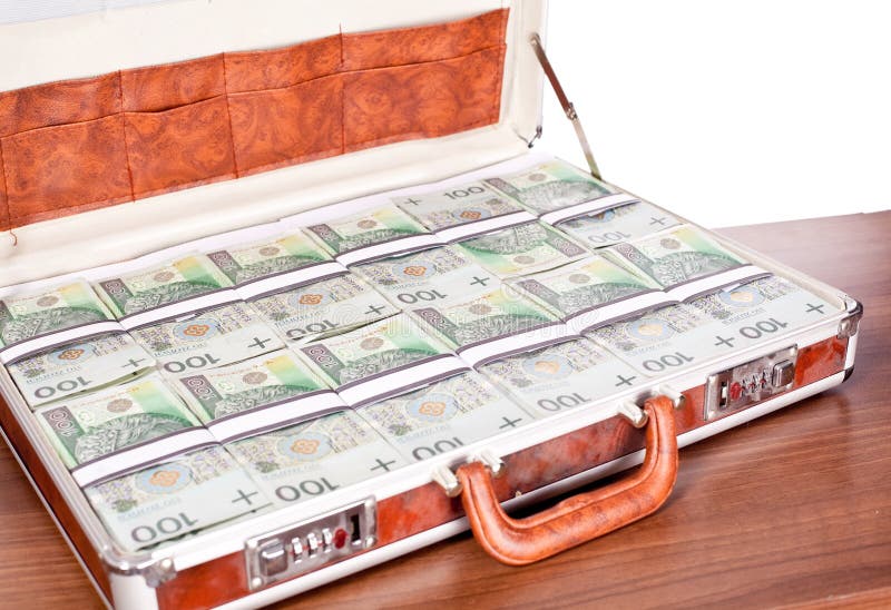 Briefcase full of money