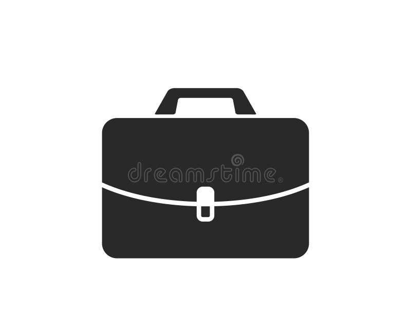 Briefcase icon. office and business symbol. infographic design element. isolated vector office and business symbol. simple style infographic design element.