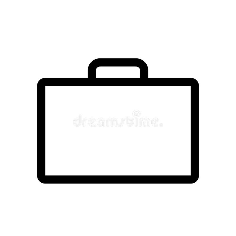 Briefcase Icon, Briefcase Icon Vector Illustration â€“ Vector Stock