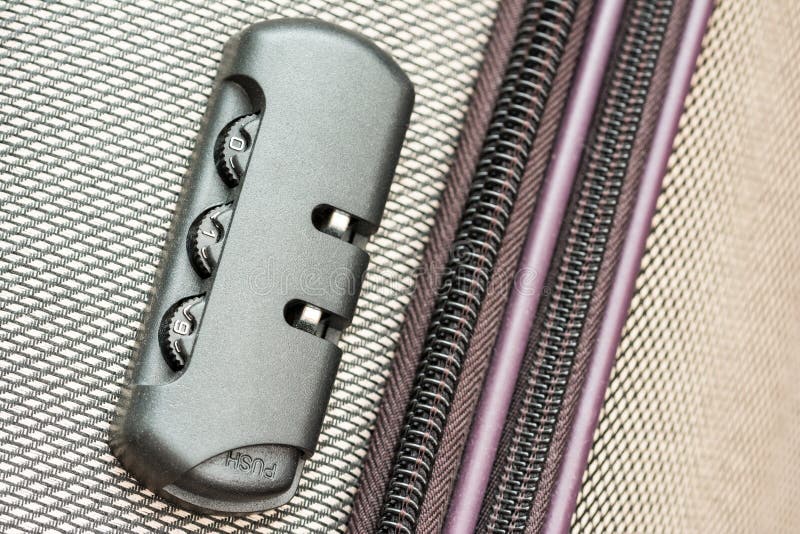 Briefcase Luggage Lock stock image. Image of safety, private 42399567