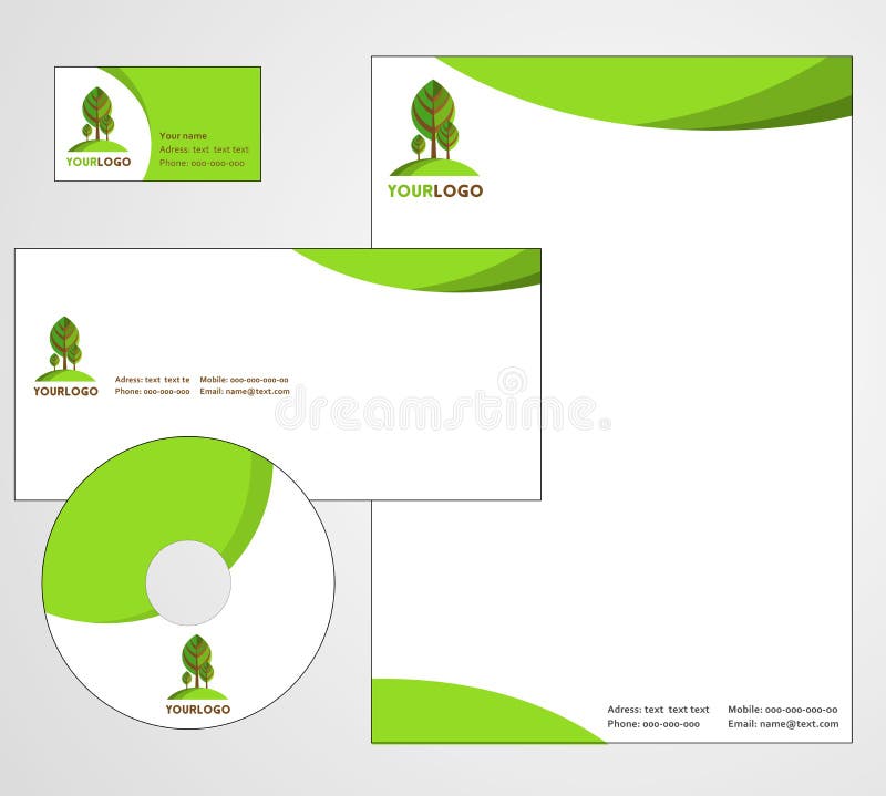 Letterhead Template design - vector file. Letterhead Template design - vector file