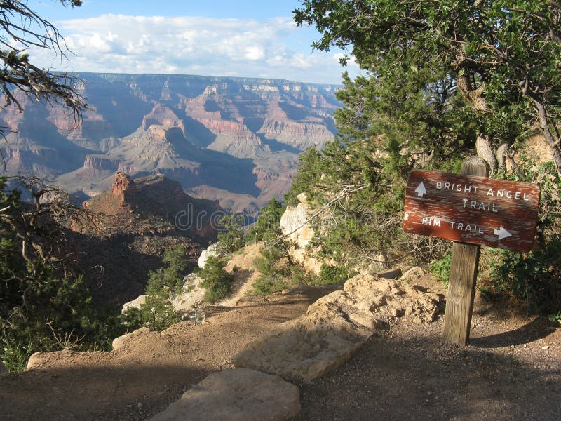 Bright Angel hiking trail royalty free stock image Bright Angel hiking trail royalty free stock image