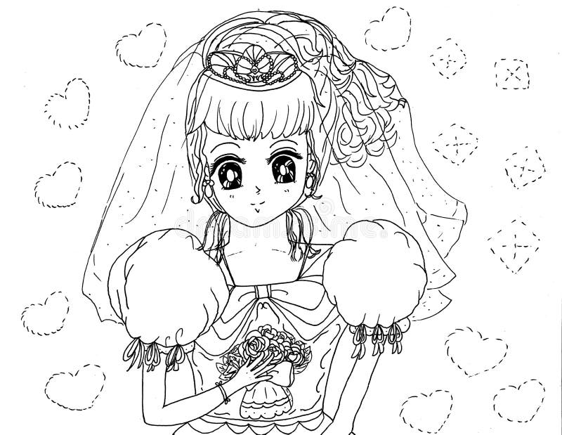 61 Coloring Pages Anime Cute  Free