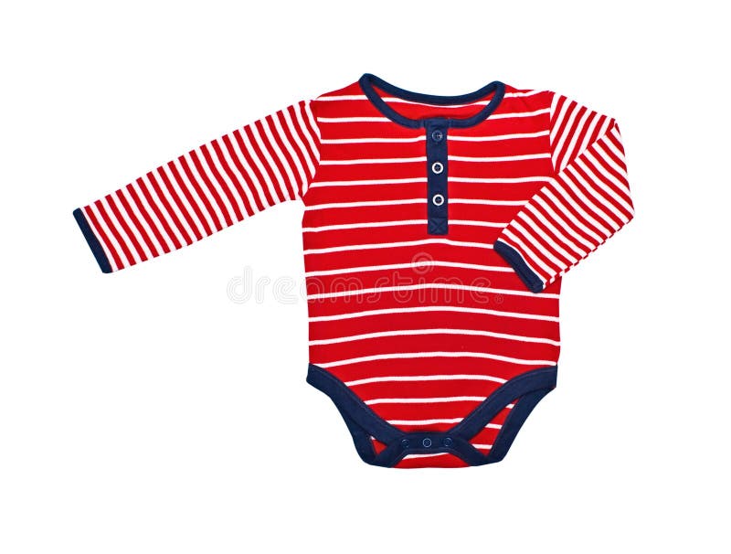 Bright baby clothes isolated