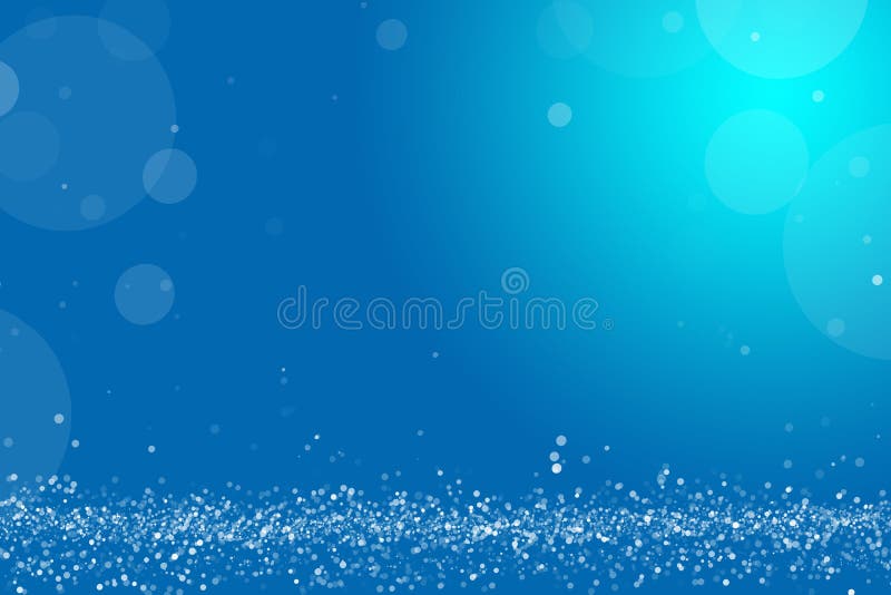 Bright blue bokeh glitter background overlay. Backlit dust particals. royalty free illustration Bright blue bokeh glitter background overlay. Backlit dust particals. royalty free illustration