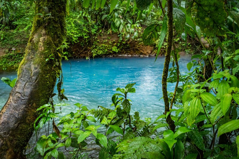 Bright blue - Rio Celeste Views around Costa Rica