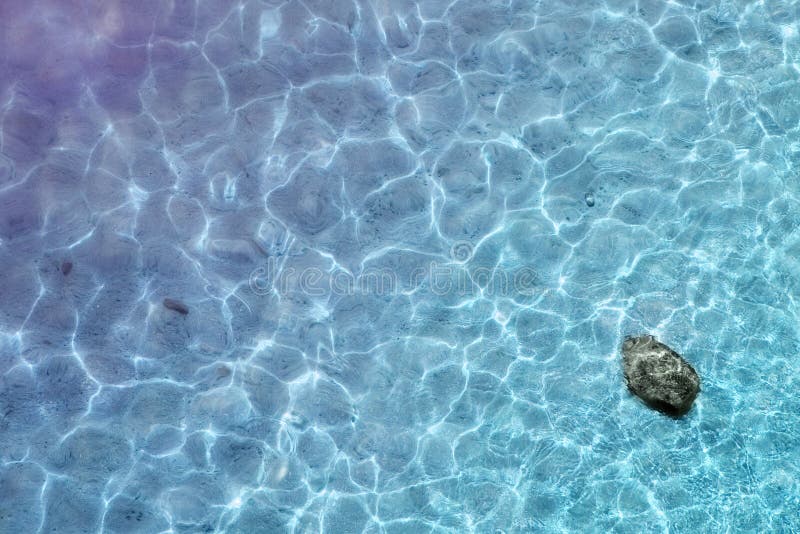 Bright blue water royalty free stock images