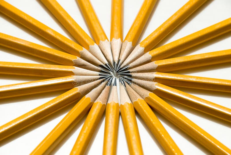 Bright Circle of Yellow No. 2 Pencils