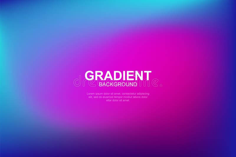 Bright color gradient background stock illustration