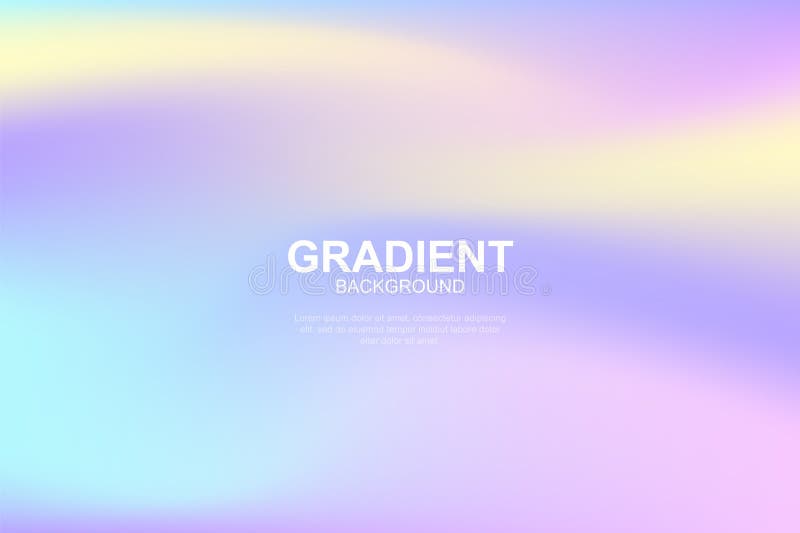 Bright color gradient background stock illustration