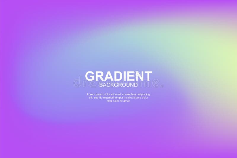 Bright color gradient background vector illustration